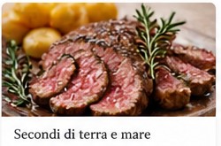 Illustrazione editoriale di un secondo di carne